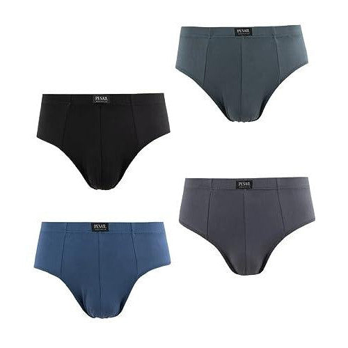 4er Pack Herren Slips | weiche atmungsaktive Viscose-Bambus Unterhosen - Palleon