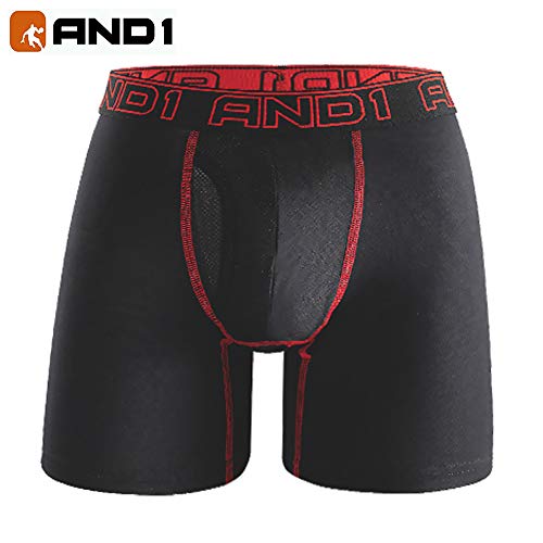 AND1 Sport Boxershorts 5er Pack Unterwäsche Herren Unterhosen Männer Retroshorts Boxer Brief Sportunterwäsche Retro Pants - Palleon