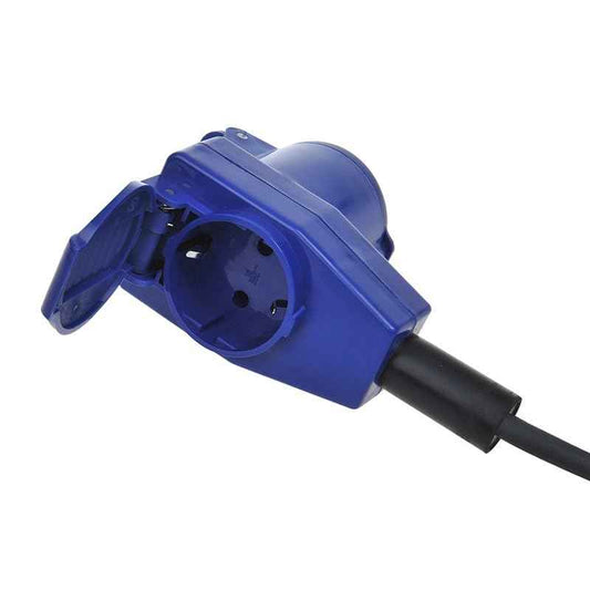 CEE Verlängerungskabel 20m / 30m – 3x2,5mm² – mit CEE Winkelkupplung + Schuko Steckdose – IP44 – H07RN-F Neopren – 16A – Camping & Outdoor geeignet (30m)