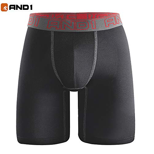 AND1 Sport Boxershorts 5er Pack Unterwäsche Herren Unterhosen Männer Retroshorts Boxer Brief Sportunterwäsche Retro Pants - Palleon
