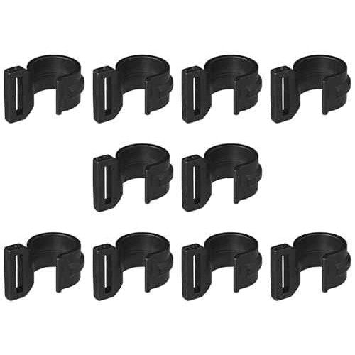 MultiBros 10 Stück Innenzelthaken 20-25mm mit Schlitz | Zeltclip Haken für Camping-Accessoires | Robust | Ideal für Zeltlampen, Kleidung & Zubehör