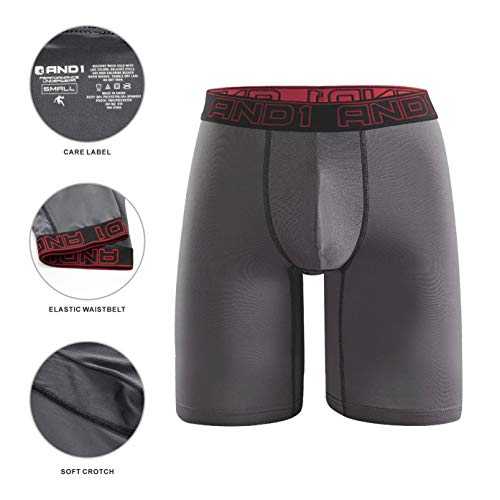 AND1 Sport Boxershorts 5er Pack Unterwäsche Herren Unterhosen Männer Retroshorts Boxer Brief Sportunterwäsche Retro Pants - Palleon
