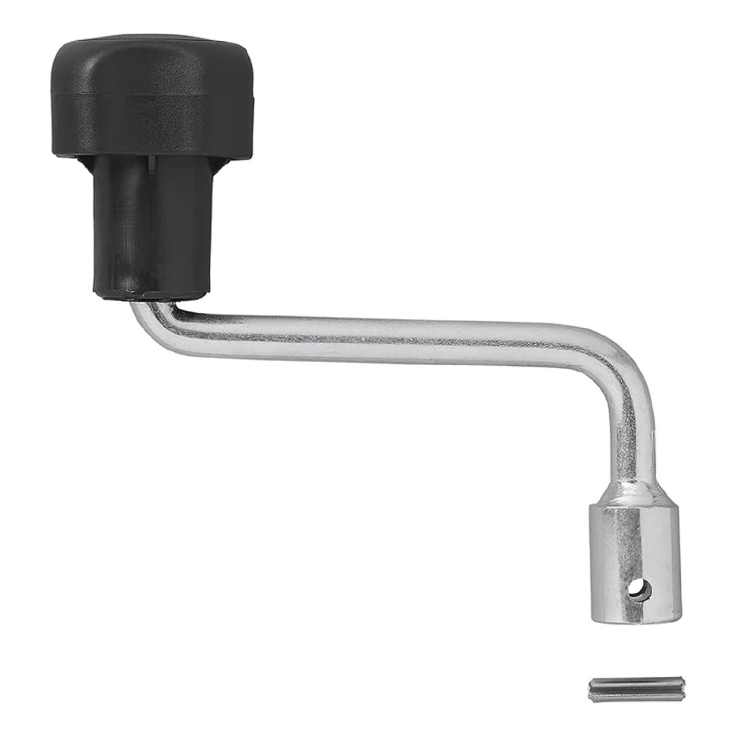 ProPlus Kurbel für Stützrad 48 mm Stahl, Zubehör für Stützrad Deichselrad 186 Gramm Hebel für Bugrad für Wohnwagen und Anhänger für die Deichsel