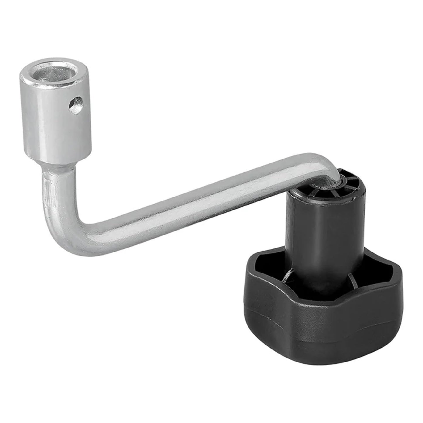 ProPlus Kurbel für Stützrad 48 mm Stahl, Zubehör für Stützrad Deichselrad 186 Gramm Hebel für Bugrad für Wohnwagen und Anhänger für die Deichsel