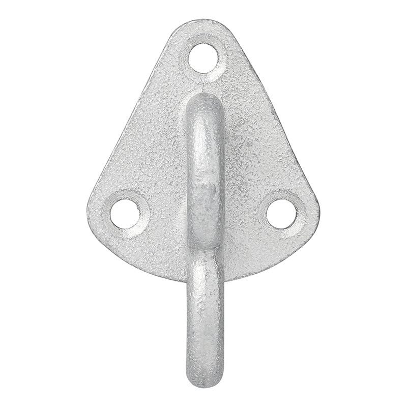 MultiBros 10 Stück Planenhaken Metall mit Öse 70x45mm Netzhaken Befestigungshaken Abspannhaken Zurröse für Anhängernetz Planen Ladungssicherung Ladebordwand - Palleon