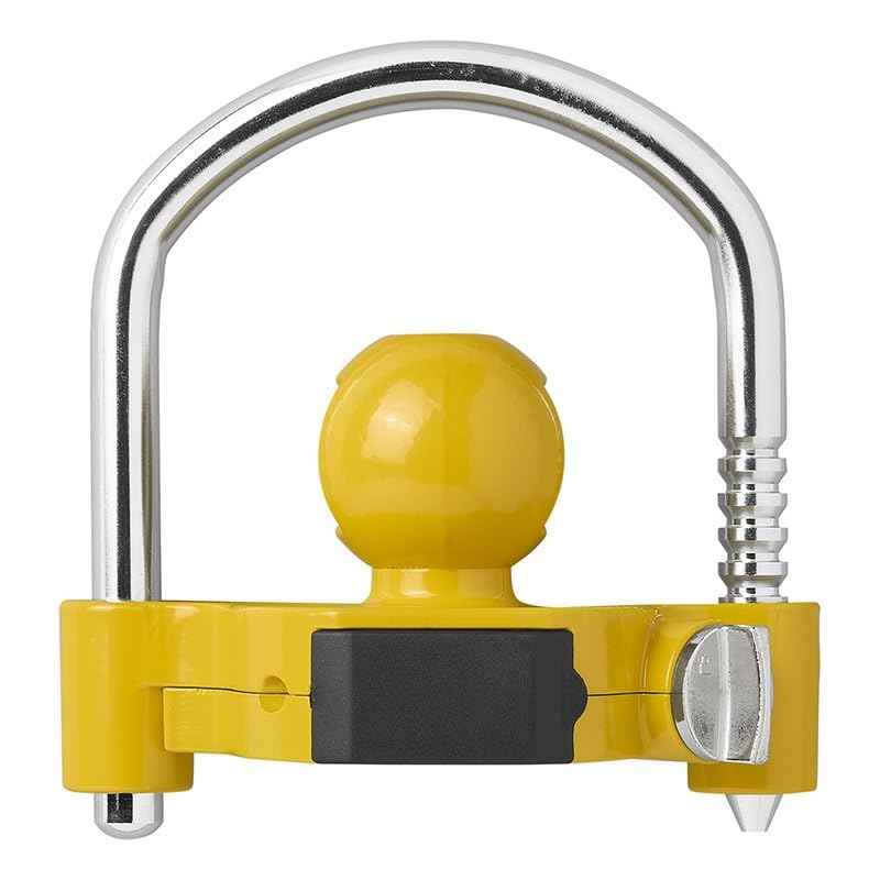 Kupplungsschloss mit Zahlenschloss für 50 mm Kugelkupplung | Diebstahlsicherung für Anhänger & Wohnwagen | Höhenverstellbar, robust & einfach montierbar | Multibros