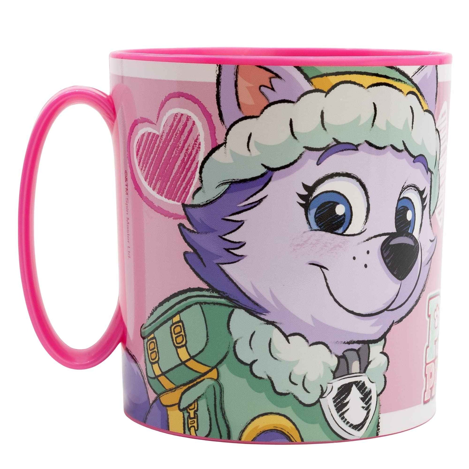 390 ML BPA FREIER PLASTIKBECHER MIKROWELLENGEEIGNET | PAW PATROL GIRL SKETCH ESSENCE, Bunt