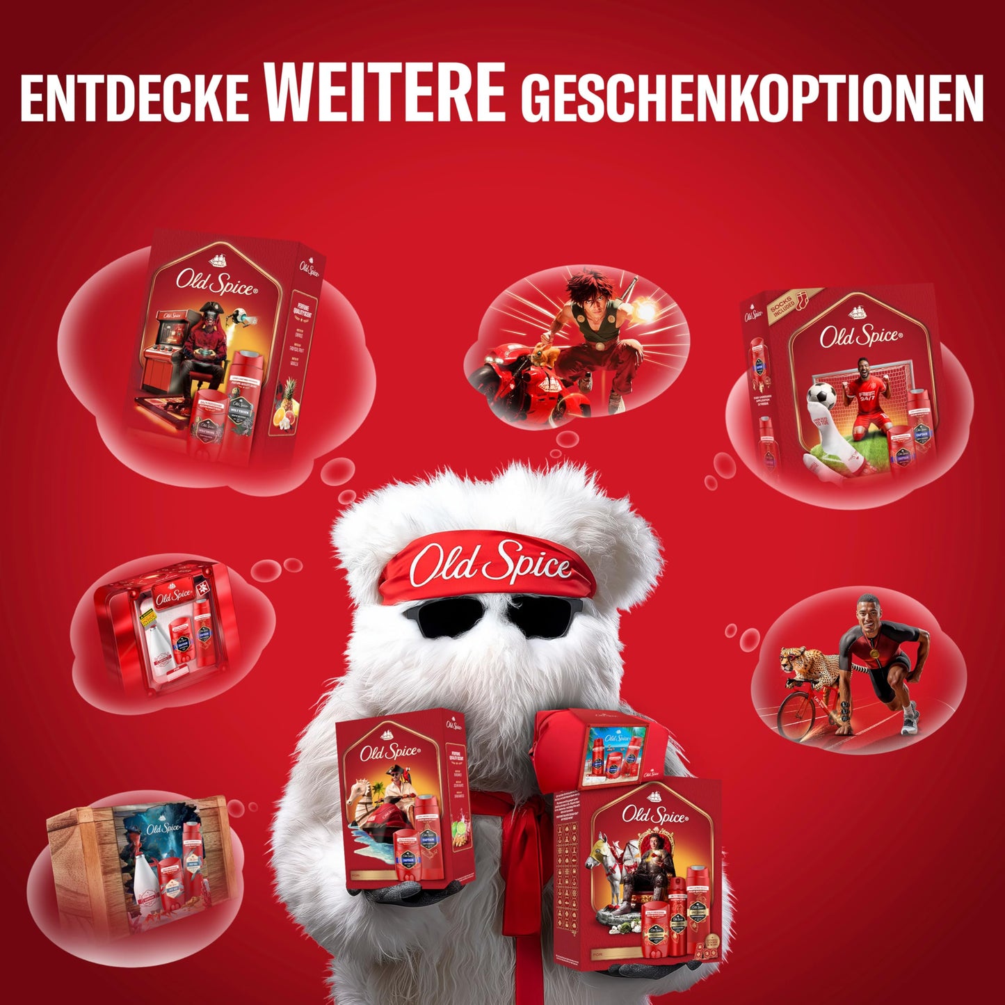 Old Spice Gamer Geschenkset für Männer mit Wolfthorn Deostick und Duschgel, 24/7 Frischhh bei täglicher Anwendung, langanhaltender Duft in Parfumqualität