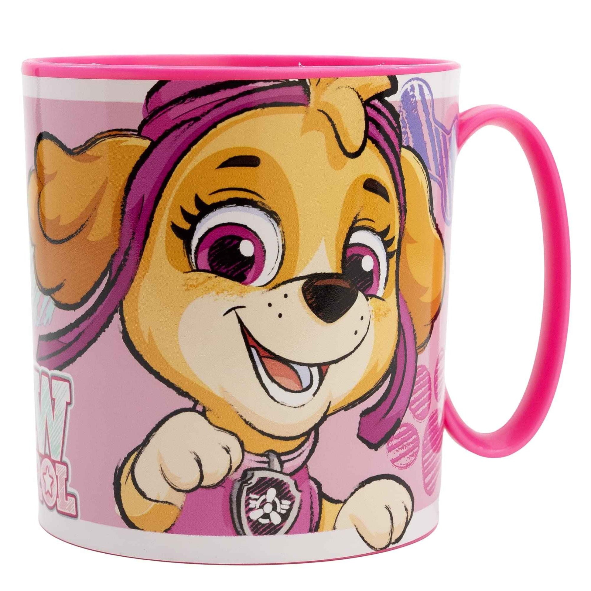 390 ML BPA FREIER PLASTIKBECHER MIKROWELLENGEEIGNET | PAW PATROL GIRL SKETCH ESSENCE, Bunt
