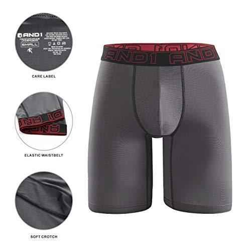 AND1 Sport Boxershorts 5er Pack Unterwäsche Herren Unterhosen Männer Retroshorts Boxer Brief Sportunterwäsche Retro Pants