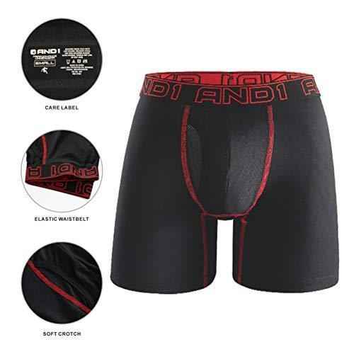 AND1 Sport Boxershorts 5er Pack Unterwäsche Herren Unterhosen Männer Retroshorts Boxer Brief Sportunterwäsche Retro Pants
