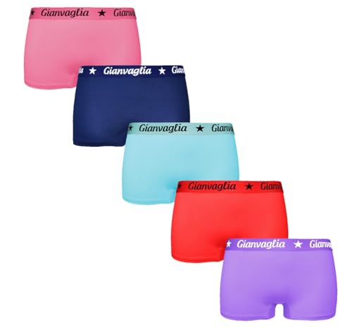 5er Pack Mädchen Pantys Bequeme Kinder Hipster Unterhosen Panties - Palleon