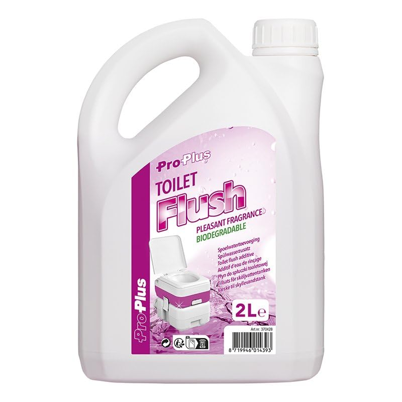 Multibros Campingtoiletten Sanitärzusatz Toilettenflüssigkeit Fäkalientankzusatz Chemietoilette Set 2X 2 Liter