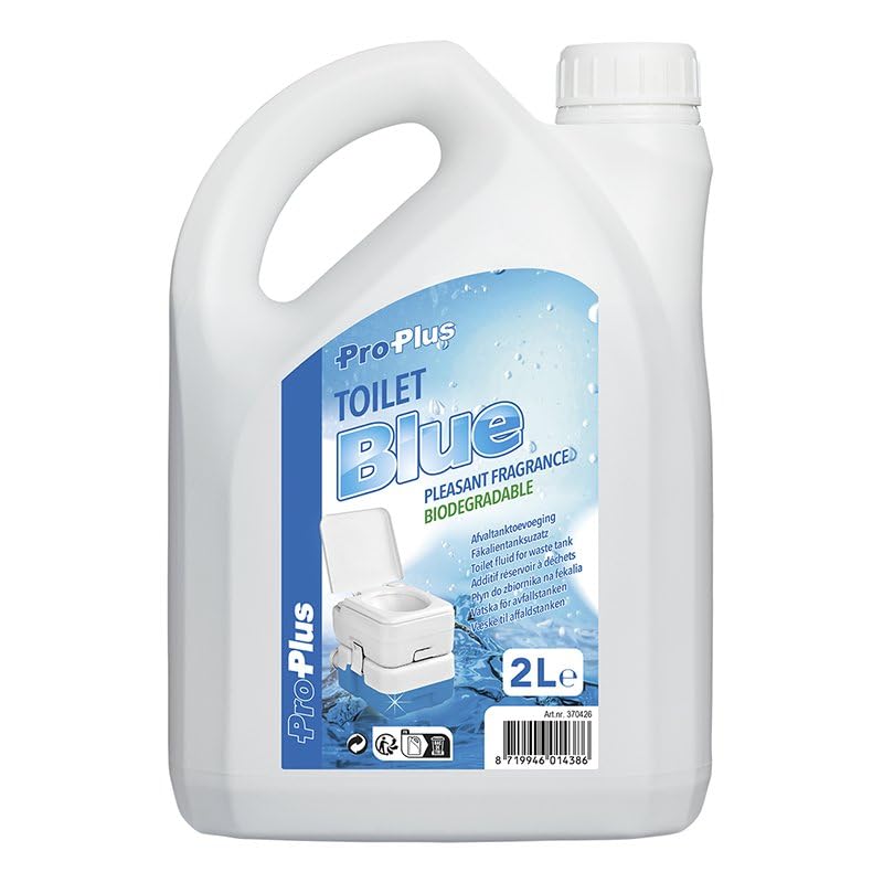 Multibros Campingtoiletten Sanitärzusatz Toilettenflüssigkeit Fäkalientankzusatz Chemietoilette Set 2X 2 Liter