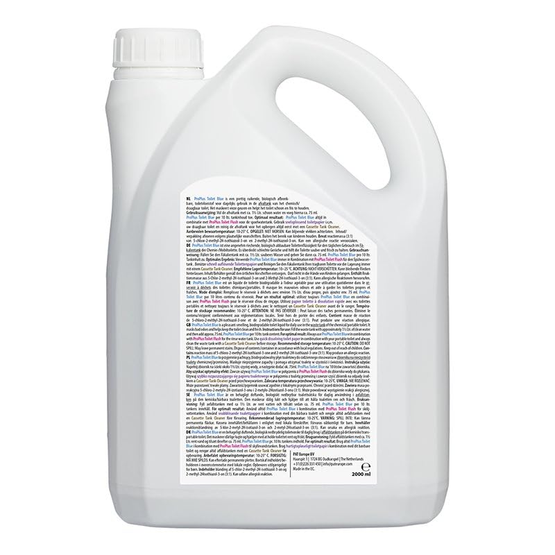 Multibros Campingtoiletten Sanitärzusatz Toilettenflüssigkeit Fäkalientankzusatz Chemietoilette Set 2X 2 Liter