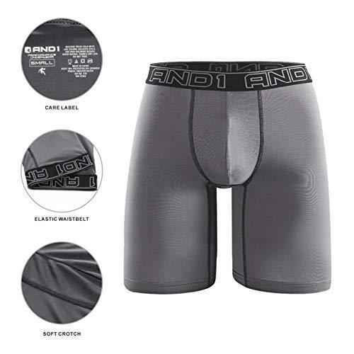 AND1 Sport Boxershorts 5er Pack Unterwäsche Herren Unterhosen Männer Retroshorts Boxer Brief Sportunterwäsche Retro Pants
