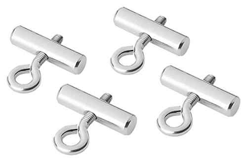 MULTIBROS 4 Stück Endstopper für Kederschiene Kederstopper Blockierungskit Kederöse 5-6mm oder 8-10mm