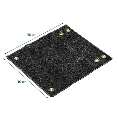 MULTIBROS Wohnmobil Trittstufen Fußmatte - Premium Teppich - Clean Step Fußmatte Wohnwagen - Camping Trittstufen Matte - Palleon