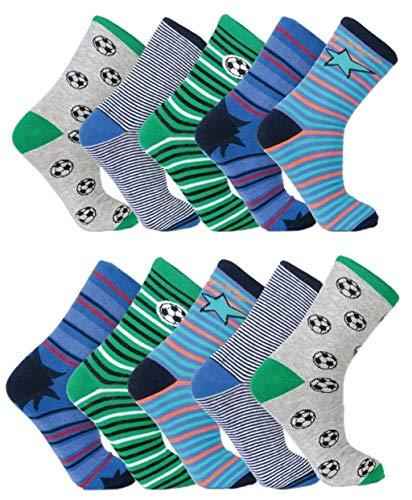 10 Paar Jungen Socken | Kinder Strümpfe | Kindersocken