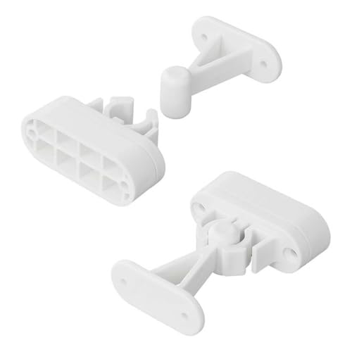 MultiBros 2er Pack Türfänger mit Flexibler Klemme – Weiß – Robuster Türhalter für Wohnwagen & Wohnmobil | PP Material | Widerstandsfähig & Sicher | Einfache Montage