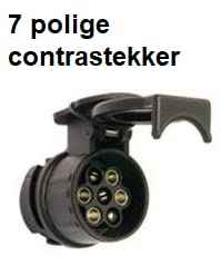 ProPlus 343527 Verlängerungskabel Stecker 13polig auf Kupplung 7polig Länge 80cm