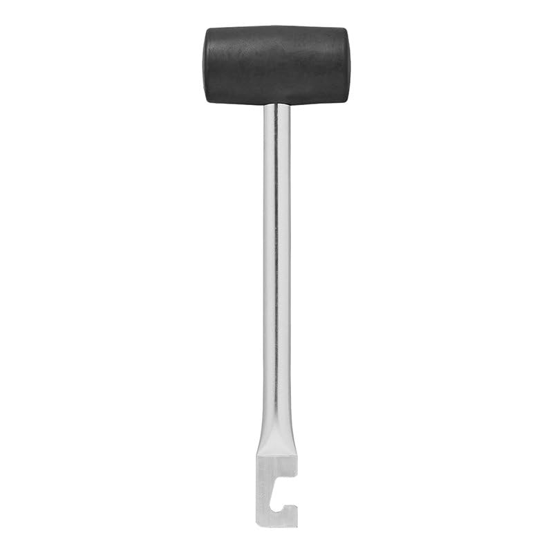 Multibros Camping Hammer Gummi mit Heringszieher – Multifunktionaler Zelt Hammer für Heringe – Robustes Design aus TPR und Stahl – Ideal für Camping & Outdoor