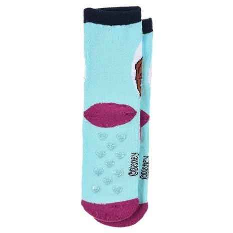 Palleon 2 Paar Frozen Mädchen Terry ABS Socken | Kinder Winter Eiskönigin Stoppersocken