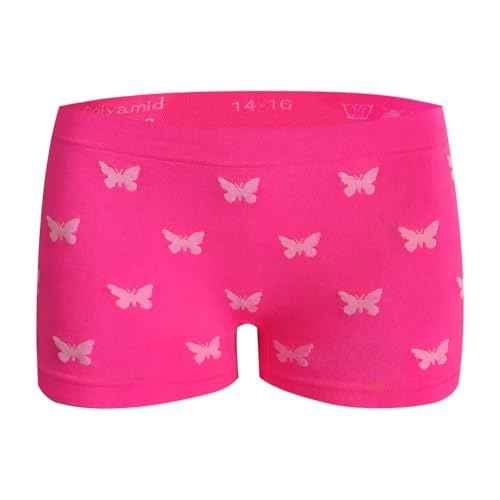 Palleon 4er Pack Mädchen Pantys – Hipster Shorts für Kinder | Bequeme Unterhosen Slips aus atmungsaktiver Microfaser | Weich, elastisch & formbeständig