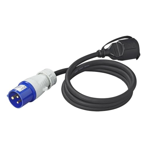 Adapterkabel 150cm 3x2,5mm² von CEE Stecker nach Schuko Steckdose Wohnwagen Wohnmobil