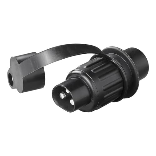 Stecker 3-polig PVC AHK-Stecker 12V / 24V Fahrzeuge Anhängerstecker - Palleon