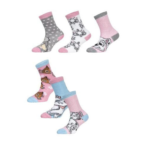 Palleon 6 Paar Animals Mädchen Socken Kinder Strümpfe - Palleon