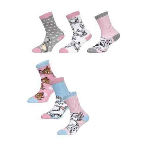 Palleon 6 Paar Animals Mädchen Socken Kinder Strümpfe