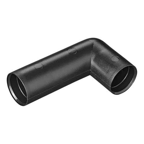 Multibros 90° Abwasser-Rohr Winkel ungleich Ø28 mm – PE Kunststoff – steckbar ohne Kleben/Löten – 100% dicht – für Wohnwagen, Wohnmobil, Boot – schlag- & stoßfest – temperaturbeständig
