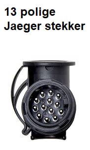 ProPlus 343527 Verlängerungskabel Stecker 13polig auf Kupplung 7polig Länge 80cm