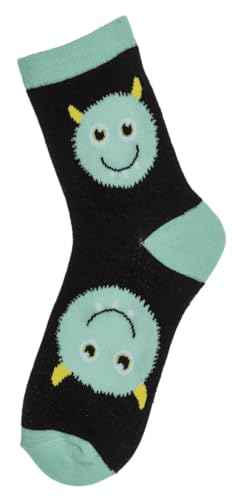 Palleon 4er Pack Magische Kindersocken | Zaubersocken mit Space-, Monster-, Fußball-, Einhorn- & Capybara-Motiven | Größe 22–34 | weich & atmungsaktiv | Geschenkidee für Kinder