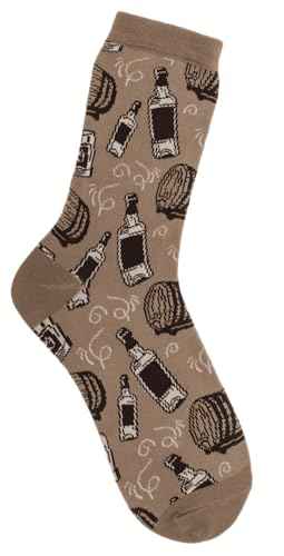 Palleon Socken & Trinkglas Geschenkset in Tube Box – 1 Paar Socken + Glas (280 ml) | Whiskey Gin Rum Lover Geschenk | Einheitsgröße 36–42