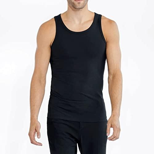 4er Pack Herren Classic Unterhemden | Männer Baumwolle Achselhemd Tank Top - Palleon