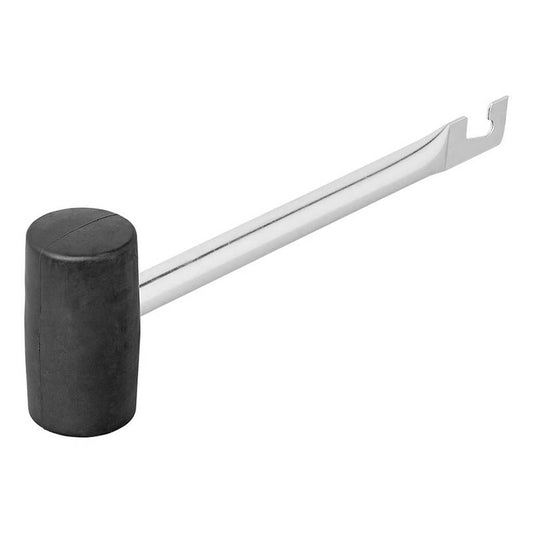 Multibros Camping Hammer Gummi mit Heringszieher – Multifunktionaler Zelt Hammer für Heringe – Robustes Design aus TPR und Stahl – Ideal für Camping & Outdoor