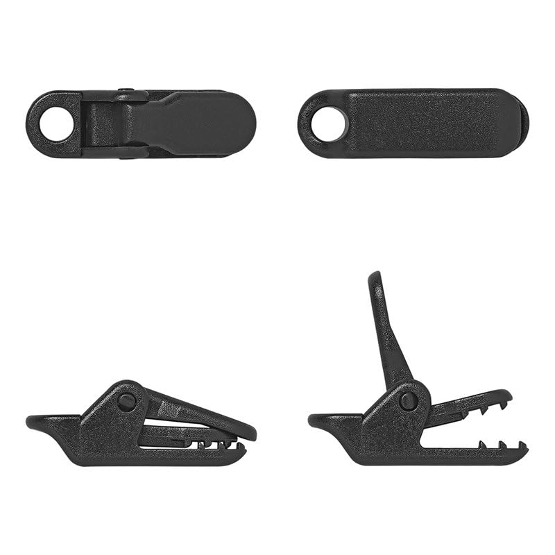 MultiBros Zeltteppichclips - Set von 10 Stück | Robuste Teppich- und Planenhalter | Perfekt für Zeltteppiche, Bodenplanen & Abdeckplanen | Verschleiß- & Stoßfestes POM Material | Sicherer Halt