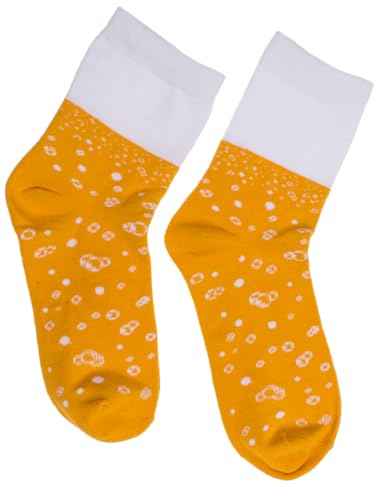 Palleon Socken in Dose – 1 Paar Socken in Metalldose | Lustige Geschenkidee für Damen & Herren | Einheitsgröße 36–42 | Prosecco Bier Pride Motiv