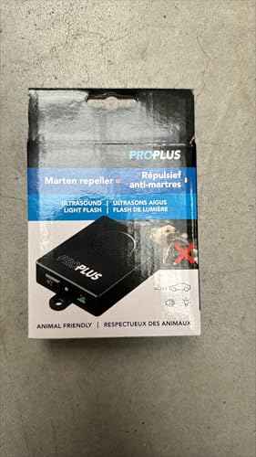 ProPlus Marderschreck Ultraschall Marderabwehr Auto | Betriebsanzeige | über 22-45 kHz | Marderschutz Auto Ultraschall