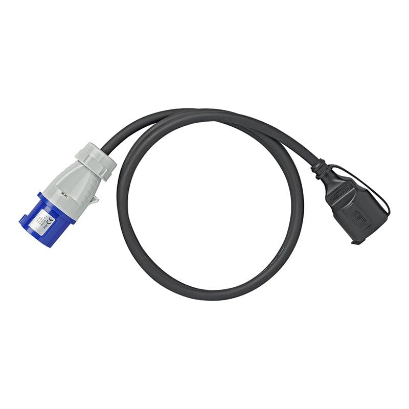 Adapterkabel 150cm 3x2,5mm² von CEE Stecker nach Schuko Steckdose Wohnwagen Wohnmobil