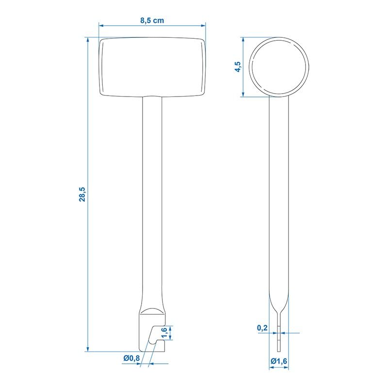 Multibros Camping Hammer Gummi mit Heringszieher – Multifunktionaler Zelt Hammer für Heringe – Robustes Design aus TPR und Stahl – Ideal für Camping & Outdoor