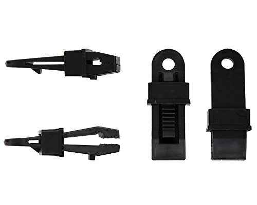 PROPLUS Zeltteppichclips Set von 4 Stück