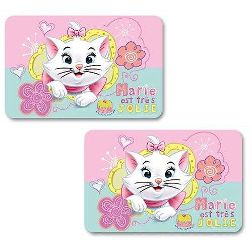 2er Set Platzdeckchen Aristocats - Marie | Tischunterlagen für Kinder | Abwischbare Knet- und Malunterlagen - Palleon