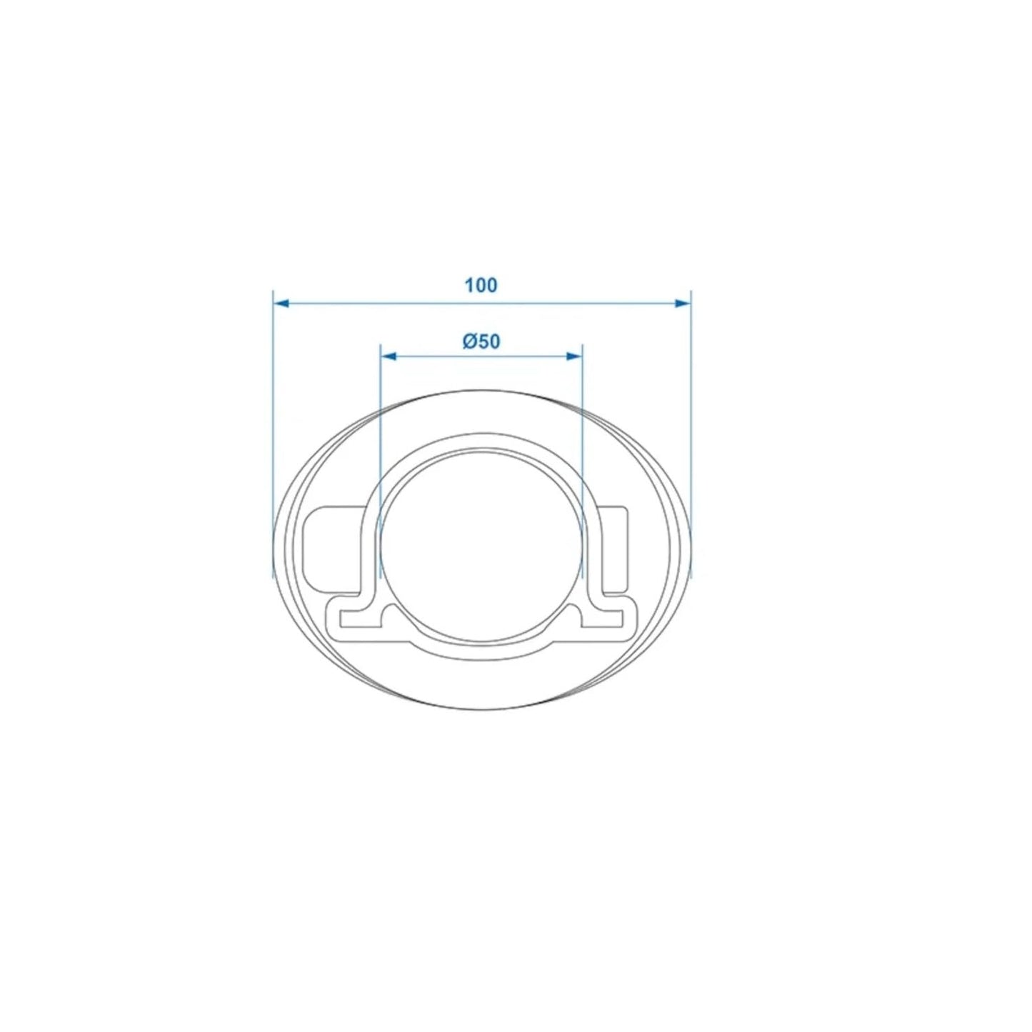 ProPlus Faltenbalg Auflaufeinrichtung 50/60mm L=125 passend für AL-KO