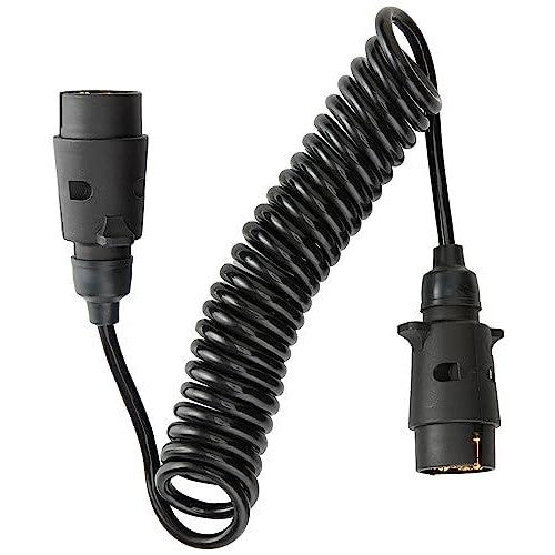 ProPlus 2259 343509 Spiralkabel 3 Meter mit 2X Steckern männlich 7-poliges Verbindungskabel - Palleon