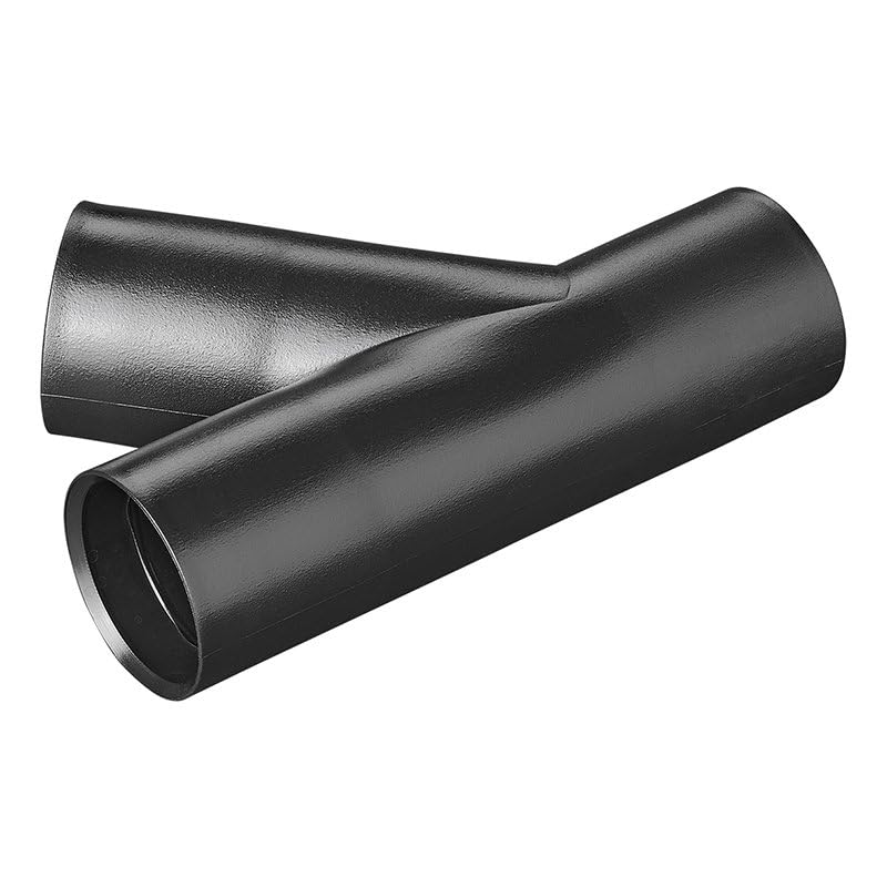 Multibros Abwasser-Rohr Y-Stück Ø28 mm – PE Kunststoff Verbindungsstück für steckbare Abwasserrohre | Passend für Abwasser-Rohrsystem | 100% wasserdicht | Ohne Kleben oder Löten | Schlag- & stoßfest