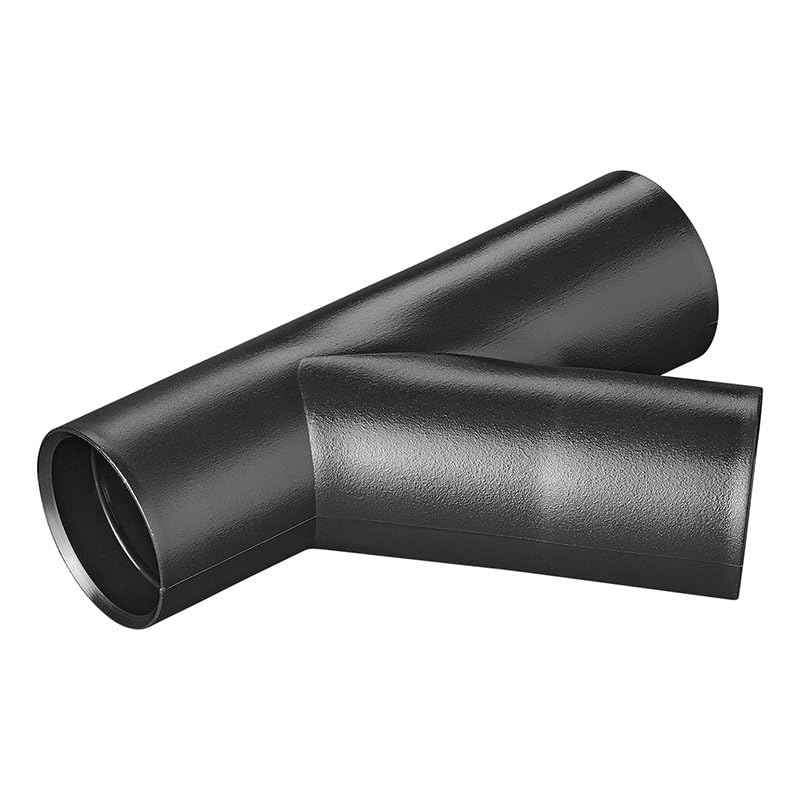 Multibros Abwasser-Rohr Y-Stück Ø28 mm – PE Kunststoff Verbindungsstück für steckbare Abwasserrohre | Passend für Abwasser-Rohrsystem | 100% wasserdicht | Ohne Kleben oder Löten | Schlag- & stoßfest