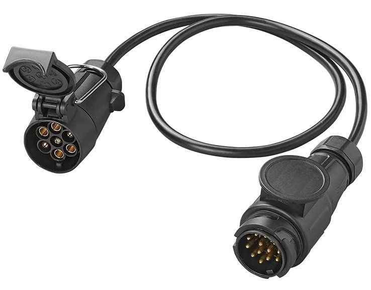 ProPlus 343527 Verlängerungskabel Stecker 13polig auf Kupplung 7polig Länge 80cm